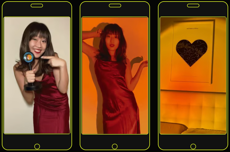 TikTok UGC Split Test example